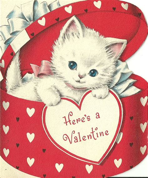 Vintage Valentines Day Card 1950s Etsy Vintage Valentine Cards