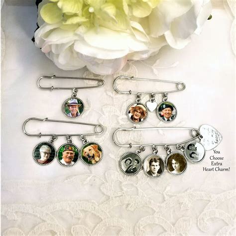 Photo Lapel Pin Groom T From Bride Wedding Boutonnière Etsy