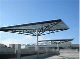 Pictures of Solar Parking Structures