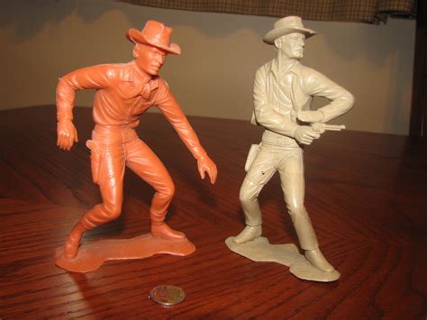 Memories Of The Past Vintage Marx Cowboy Plastic Toys 1964