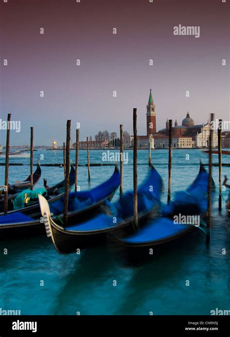 Gondolas And San Giorgio Maggiore Island St Mark´s Square Venice