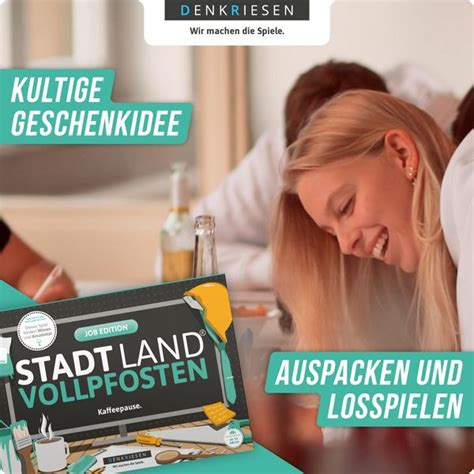 Denkriesen Stadt Land Vollpfosten® Job Edition Kaffeepause