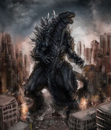 While this track marks the first collaboration has eminem referenced godzilla before? This might be my favorite design of Godzilla ever. Art by Diovega on DeviantArt : GODZILLA