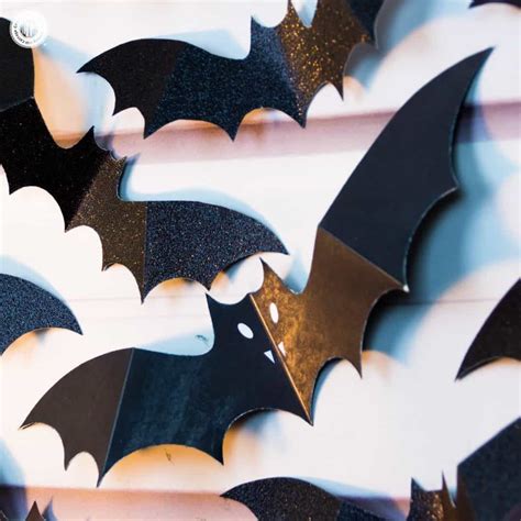 Swarm Of Paper Bats Wall Decoration