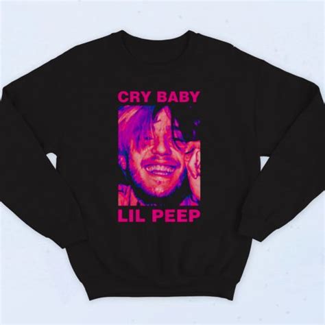 Lil Peep Cry Baby Smile Fashionable Sweatshirt