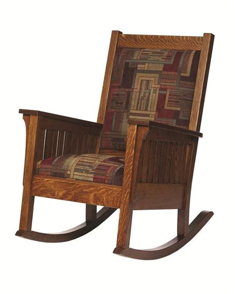 Amish Relax Mission Style Rocker Amish Furniture Mission Style