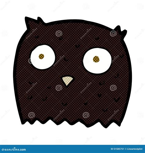 Comic Cartoon Owl Stock Illustration Illustration Of Clip 51585751