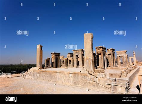 Le Palais De Xerxès à Persépolis Iran Photo Stock Alamy