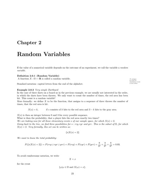 Random Variables Chapter