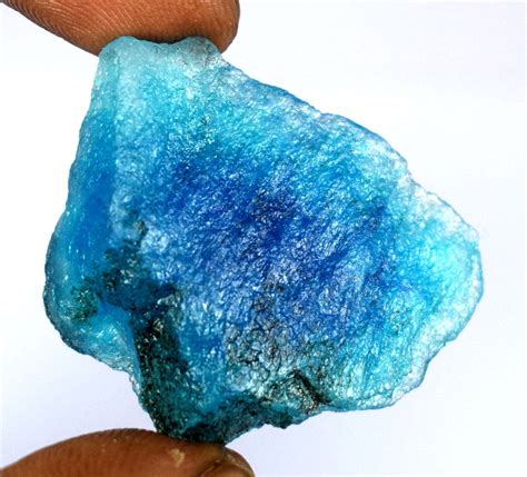 Brazilian Aqua Blue Aquamarine Gemstone Rough 8840 Carat Etsy