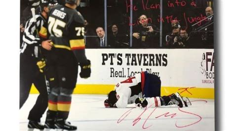 Tom wilson hits bruins' brandon carlo with dangerous hit against the glass. Ryan Reaves' autographed photos of hit on Tom Wilson ...