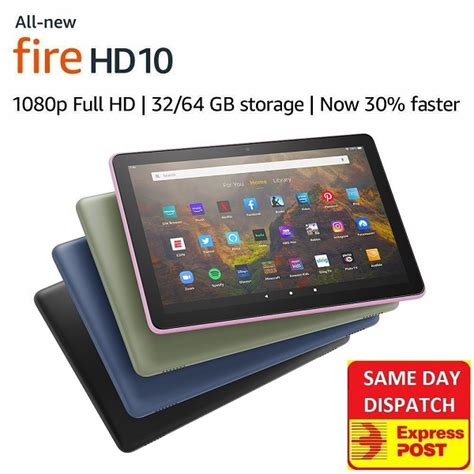 Latest Amazon Fire Hd 10 Wifi Tablet 101 32g 1080p 11th Generation