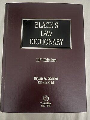 Black S Law Dictionary Ser Black S Law Dictionary By Bryan A Garner