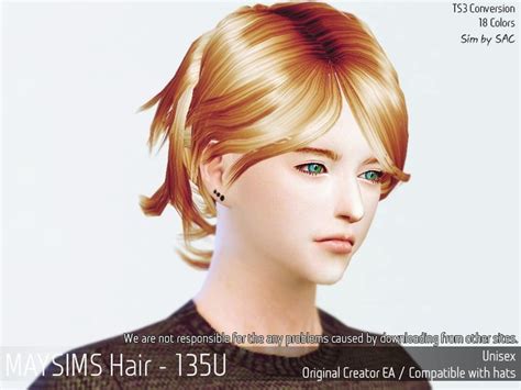 May Sims May 135 Hair Retextured Sims 4 Hairs Sims Hair Sims 4
