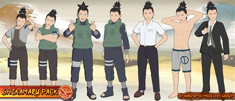 Naruto Shikamaru Nara Pack For Xps By Asideofchidori On Deviantart