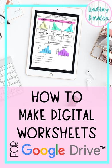 How To Make Digital Worksheets Lindsay Bowden
