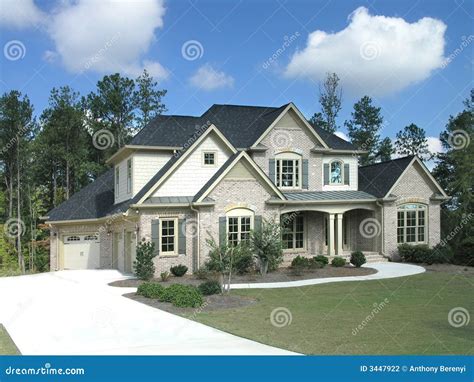 Luxury Home Exterior 25 Stock Photo Image Of Luxury Land 3447922