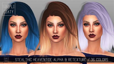 Sims 4 Cc Ombre Hair Stuff Pack