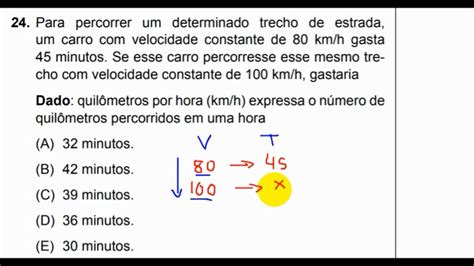 QuestÃo De Concurso MatemÁtica Inversamente Proporcional Vunesp 2017