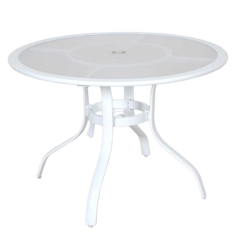 Addedcompare go round bar table pg267483. Hampton Bay Commercial Aluminum 40 in. Round Outdoor ...