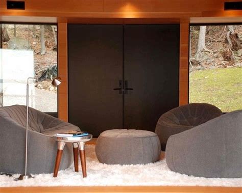 Gray sofa with comfortable bean bag. Family Room Designer Bean Bag Chairs Design, Pictures ...