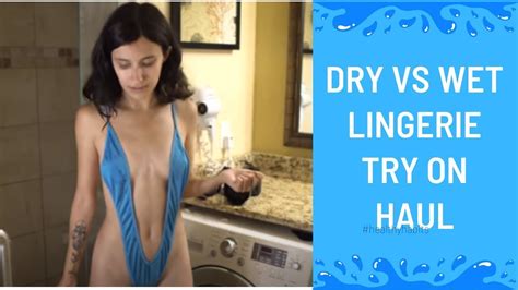 let s get wet shower with me try on haul wet vs dry youtube