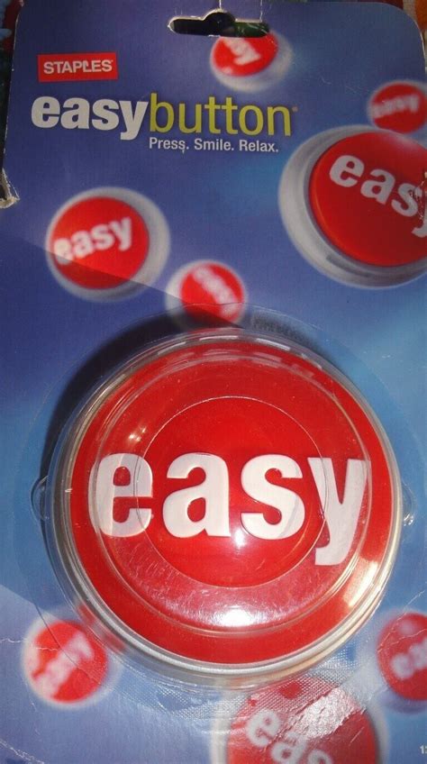 Staples Easy Button That Was Talking Office T Collectors Item
