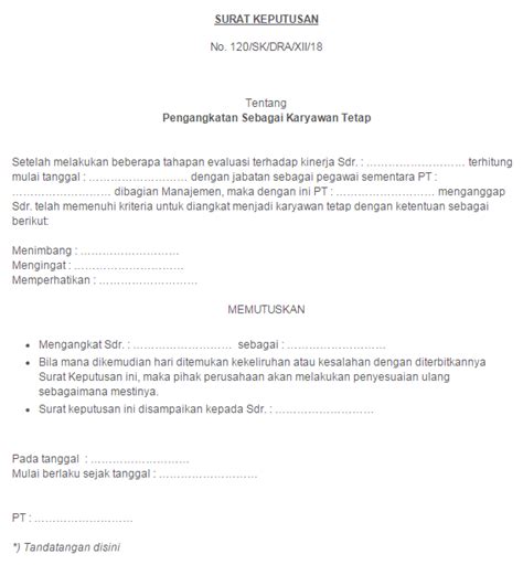 Bagi anda guru honorer yang membutuhkan kelengkapan jadi jika anda yang saat ini bekerja sebagai karyawan perusahaan atau pegawai di instansi pemerintahan. Contoh Surat Sk Pegawai Tetap