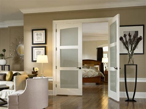 19 Prehung Interior French Doors With Frosted Glass As Great Example Of Interior Design