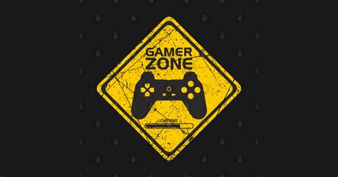 Gamer Zone Sign Gamer Zone Pin Teepublic