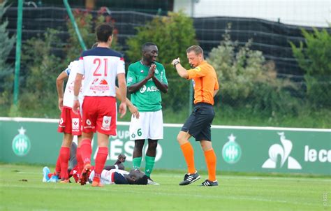 National Les Verts D Faits Assane Diousse Expuls Asse Newsfeed