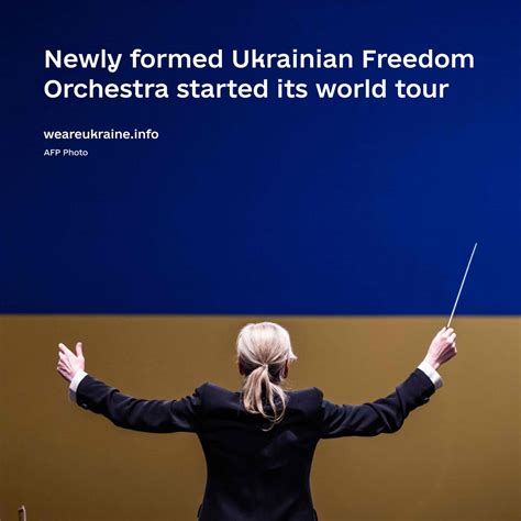 Newly Formed Ukrainian Freedom Orchestra Started Its World Tour We