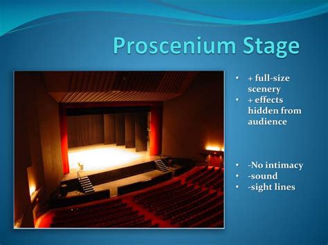 Proscenium Arch Stage Diagram Photos