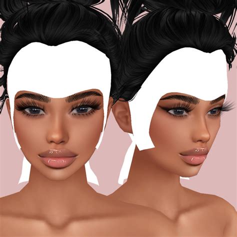 Imvu Baby Hair Mesh Full 2 Free Opacity Maps Etsy