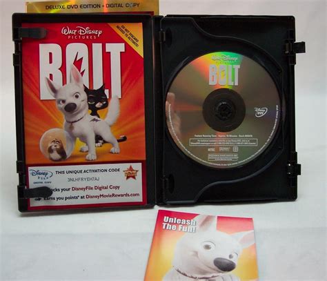 Bolt Dvd Deluxe Edition 2009 2 Disc Set With Digital Copy 786936774825