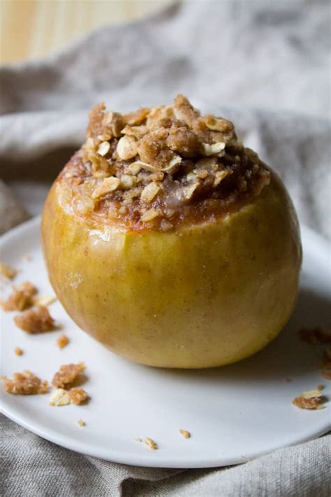 Slow Cooker Baked Apples The Foodie Dietitian Kara Lydon