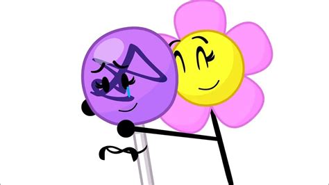 Bfdi Short And Whos Going To Kiss Purple Scribbled Head Girl