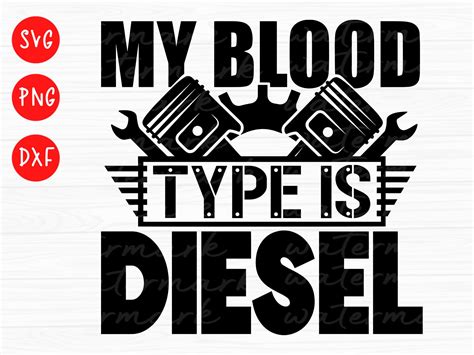 Mechanic Cut Files Diesel Mechanic Trucker T Shirt My Blood Etsy
