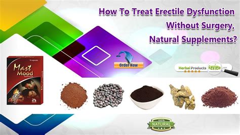 How To Treat Erectile Dysfunction Without Surgery Natural Supplements