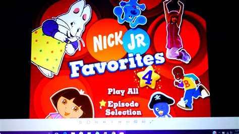 Nick Jr Favorites Dvd
