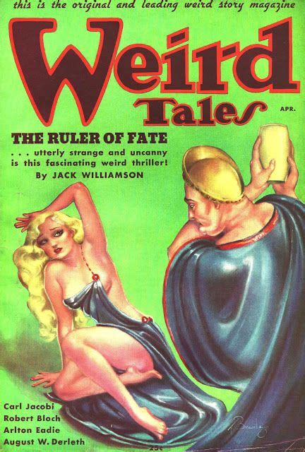 Weird Tale Magazine Cover Featuring Two Women