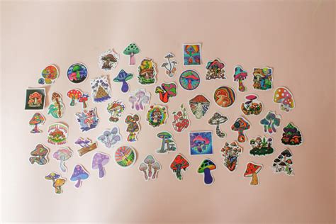 Trippymagic Mushrooms Stickerpack 25 Pcs