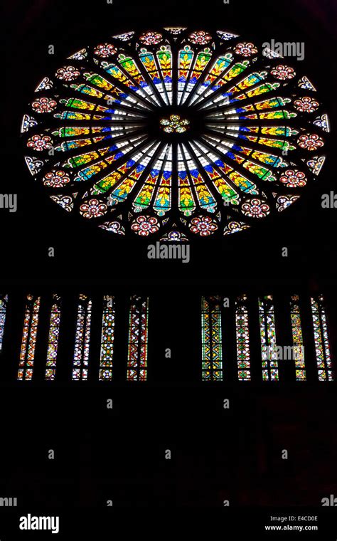 Rose Window Of The Strasbourg Cathedral Hi Res Stock Photography And