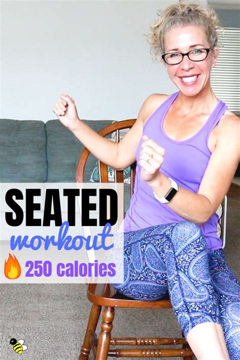 35 Minute Seated Bodyweight Cardio Strength Workout 😅 Burn 250