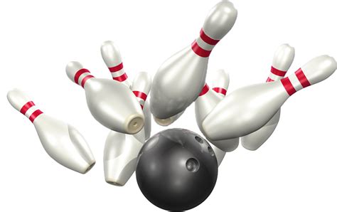 Ten Pin Bowling Strike Bowling Pin Clip Art Bowling Png Download