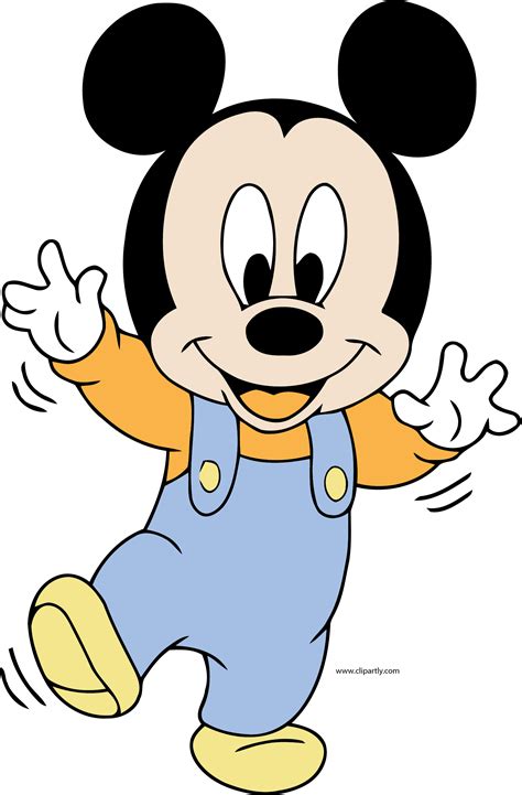 Disney Baby Mickey Balance Clipart Png Dibujos De Mickey Mouse