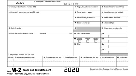 Form W 2 Easy To Understand Tax Guidelines 2020