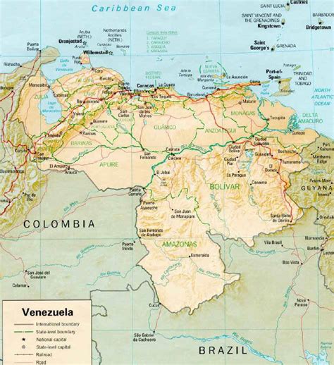 Venezuela Map Venezuela