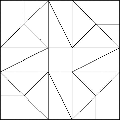 Geometric Block Pattern 86 Clipart Etc