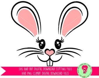 Use gray cream makeup on the top half of your face and white cream makeup for the. Easter Bunny face and feet svg / dxf / eps / png files ...